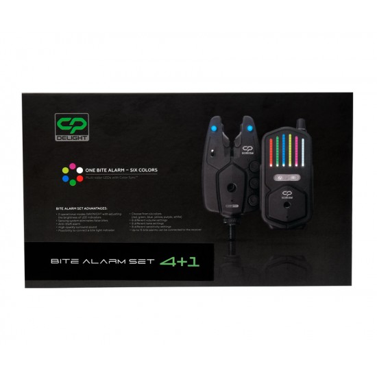 Carp Pro Delight Bite Alarm 4+1 и 3+1 |Сигнализатори за риболов с приемник