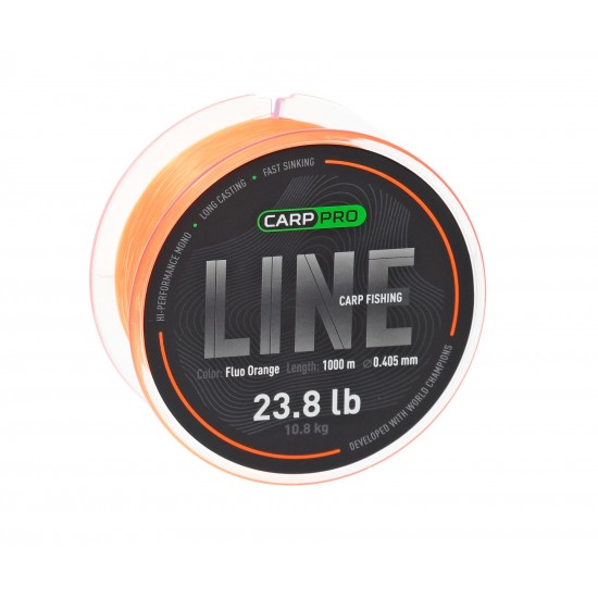 Carp Pro Diamond Fishing Line Camo Fluo Orange 1000 m – Влакно за шаранджийски риболов 
