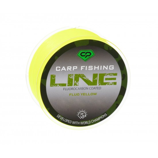 Carp Pro Diamond Fluorocarbon Coated Fluo Yellow 1000 m – Влакно за шаранджийски риболов 