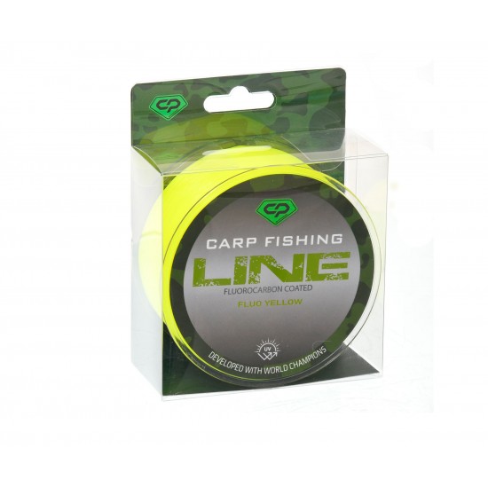Carp Pro Diamond Fluorocarbon Coated Fluo Yellow 1000 m – Влакно за шаранджийски риболов 