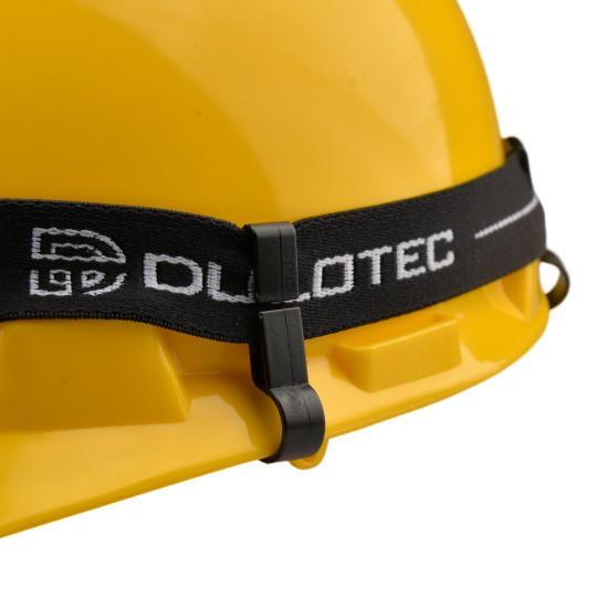 Мощен челник Dulotec H2 + батерия 3400 mAh, с бяла и червена светлина
