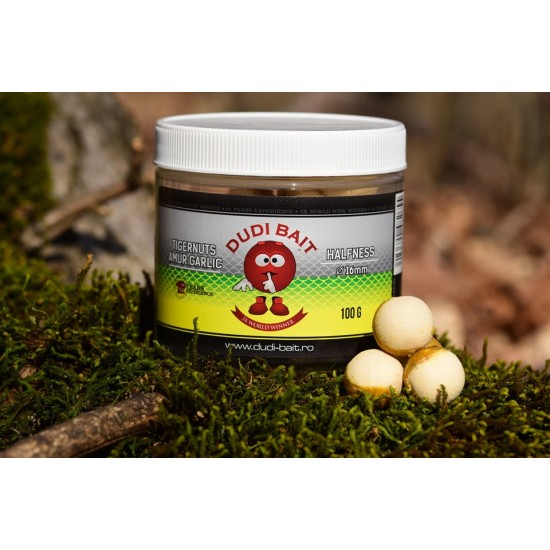Hookbait Dudi Bait – Tigernuts-Grass Carp “Halfness” Garlic 100gr + чесън