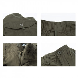 Къси панталони Fox Collection Green & Silver Combat Shorts
