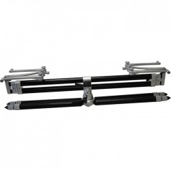 Шаранджийска стойка Meccanica Vadese Nick Rod Evolution Black & Steel 3 или 4 въдици - Черно - Сиво
