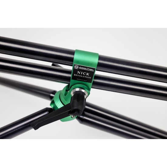 Шаранджийска стойка MECCANICA VADESE NICK REVOLUTION BLACK & Green 3 или 4 въдици - Зелено-Черно