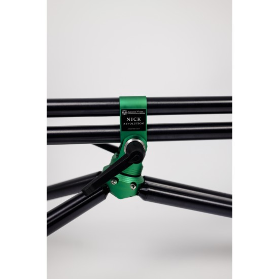 Шаранджийска стойка MECCANICA VADESE NICK REVOLUTION BLACK & Green 3 или 4 въдици - Зелено-Черно