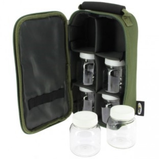 NGT Glug Bag - 6 Pot Glug чанта с бурканчета за дип и стръв