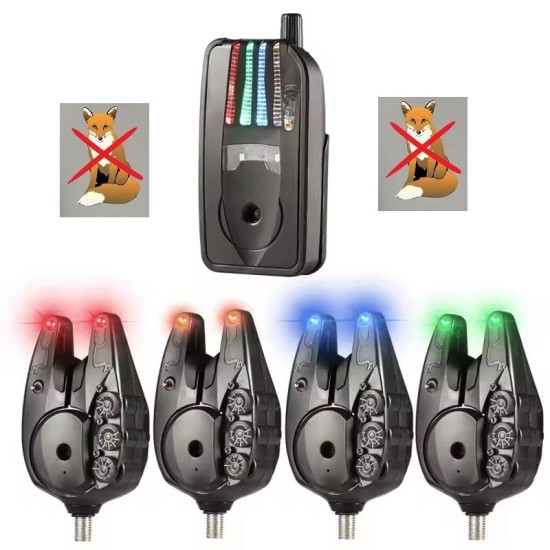 Сигнализатори за Риболов Jy-82 PRO 4+1  Като Fox RX+