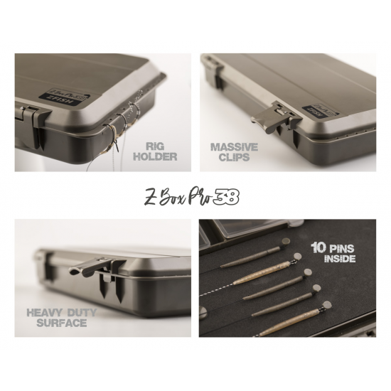 ZFISH Кутия за риболовни принадлежности Z-Box PRO 38 (4 в 1) - ZFish