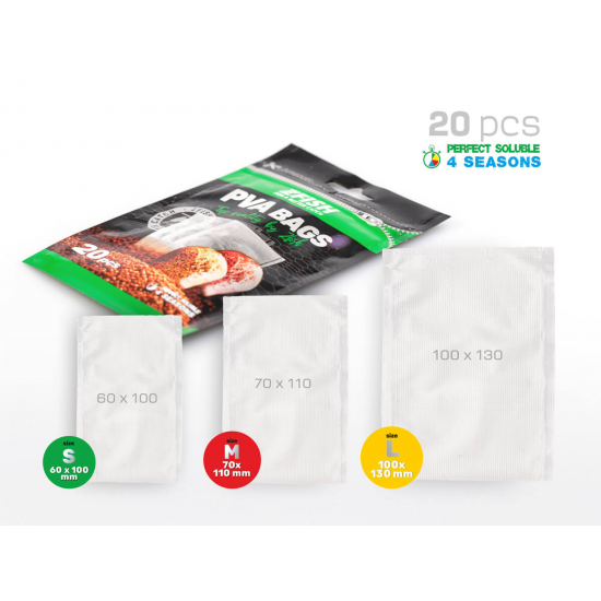 ZFISH PVA Bags with Corners 20бр ПВА торбички - 100х130м