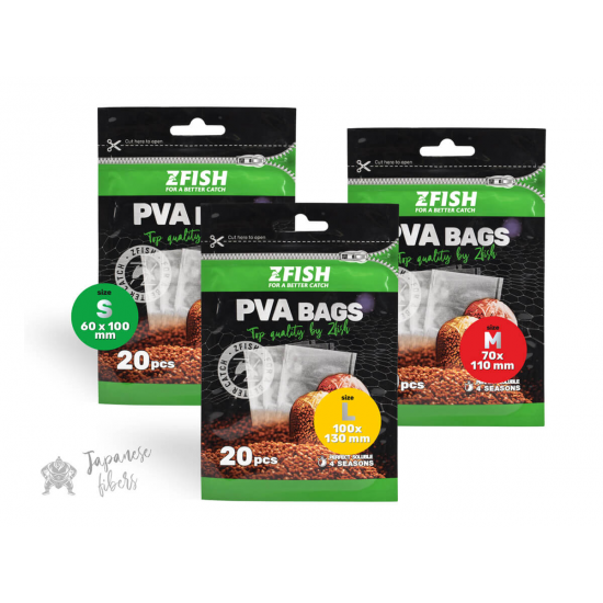 ZFISH PVA Bags with Corners 20бр ПВА торбички - 100х130м