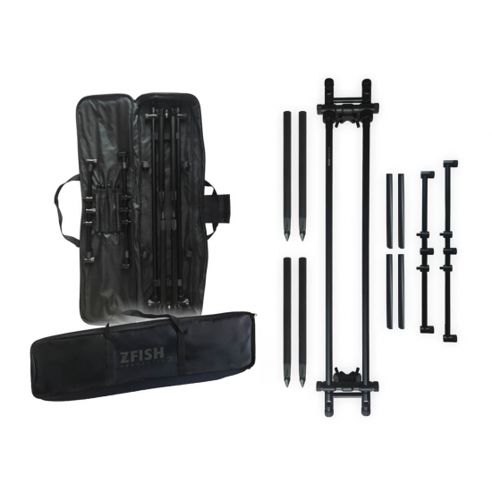 ZFISH Rod Pod RodMaster 3 rods изцяло алуминиева стойка за 3 въдици