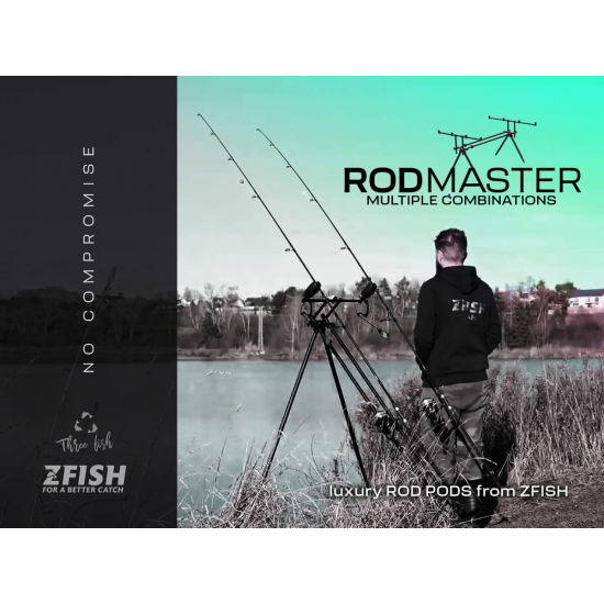 ZFISH Rod Pod RodMaster 3 rods изцяло алуминиева стойка за 3 въдици