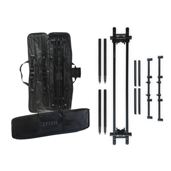 ZFISH Rod Pod RodMaster 4 rods изцяло алуминиева стойка за 4 въдици