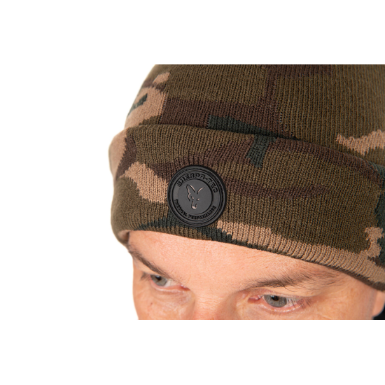Камуфлажна зимна шапка Fox Sherpa Tec Beanie – Camo