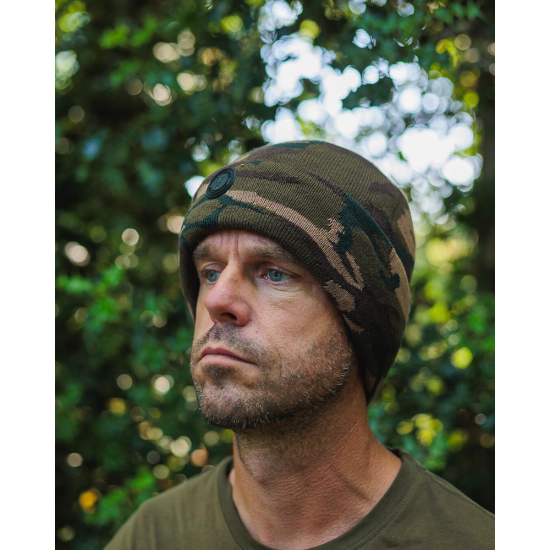 Камуфлажна зимна шапка Fox Sherpa Tec Beanie – Camo