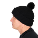 Черна зимна шапка Fox HD Bobble – Black